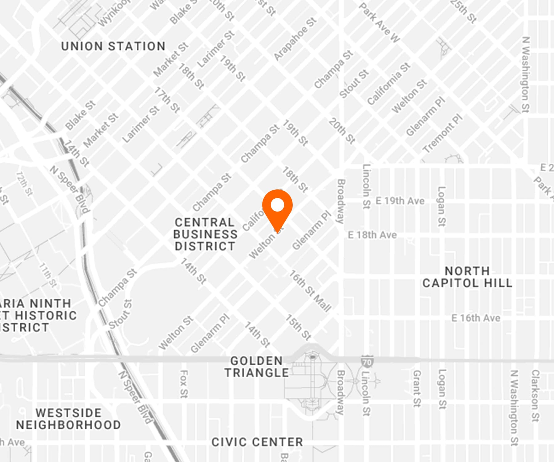 Map of Denver Office